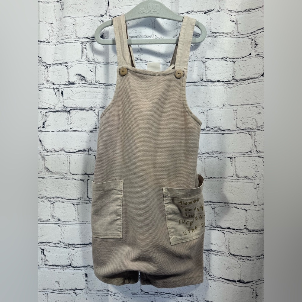 Zara Beige Textured Romper GN